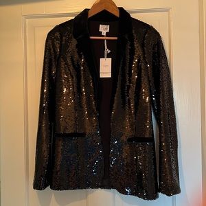 Cami NYC The Lennon Sequin Blazer in Black - never worn